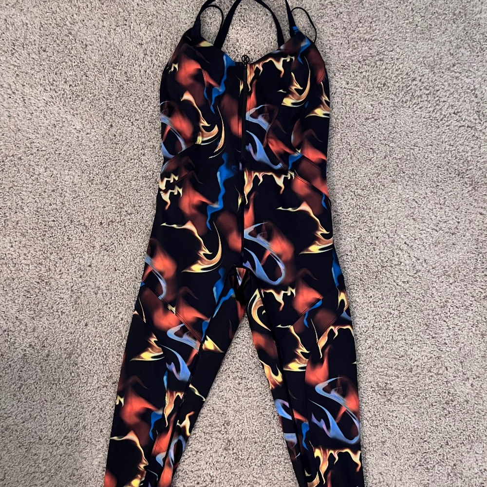 Savage X Fenty Flame Bodysuit - Size 16-18 - Multi-Colored